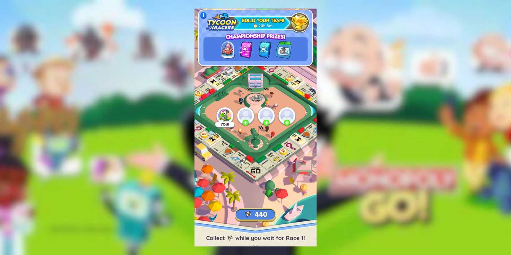 tycoon racers monopoly go