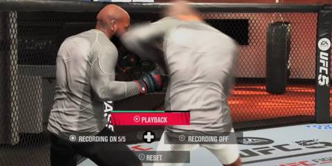 UFC 5 elbow to knee 1