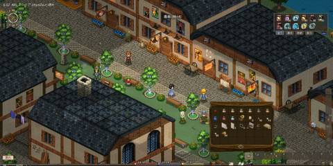 Standing in town in Elin