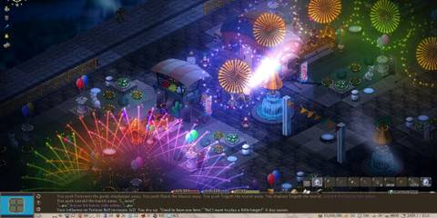 A firework show in Elin