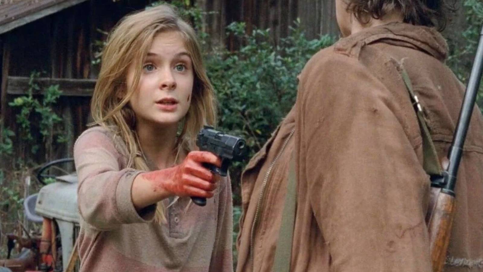 Lizzie in The Walking Dead