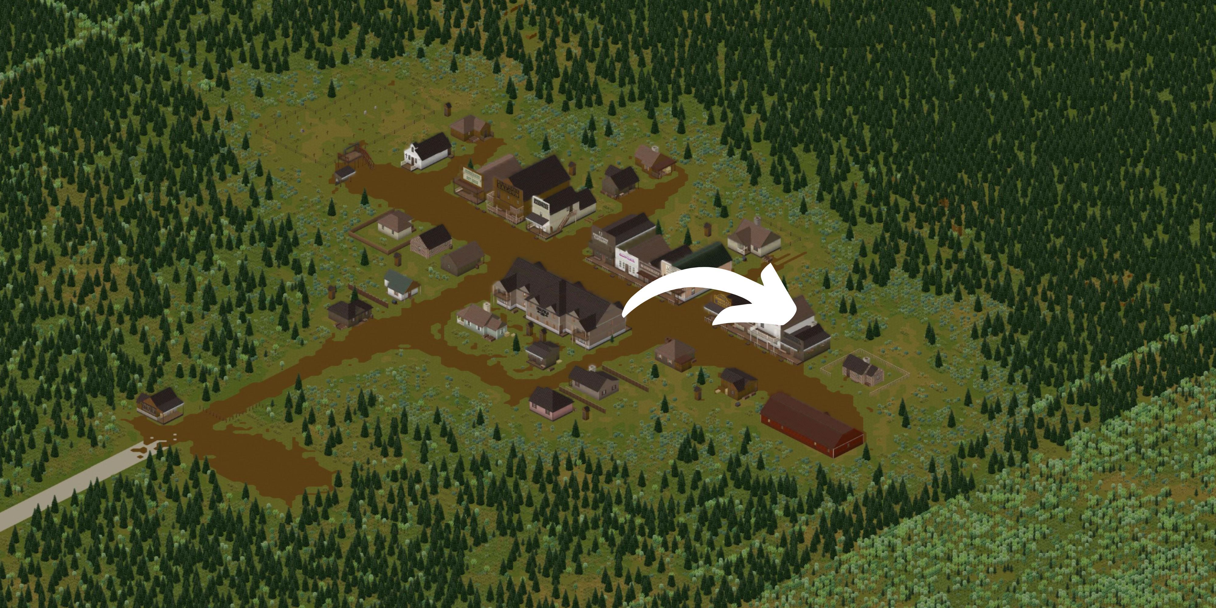 a map of coalfield in knox county with an arrow pointing at the blacksmith