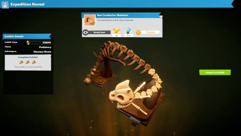 A completed exhibit in Two Point Museum