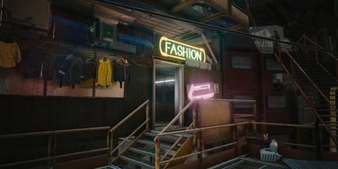 Fashion store in Cyberpunk 2077: Phantom Liberty DLC