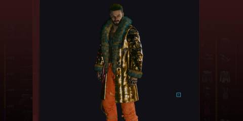 A coat in Cyberpunk 2077