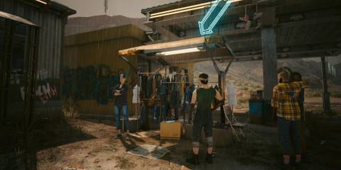 The Trailer Park clothing shop in Cyberpunk 2077