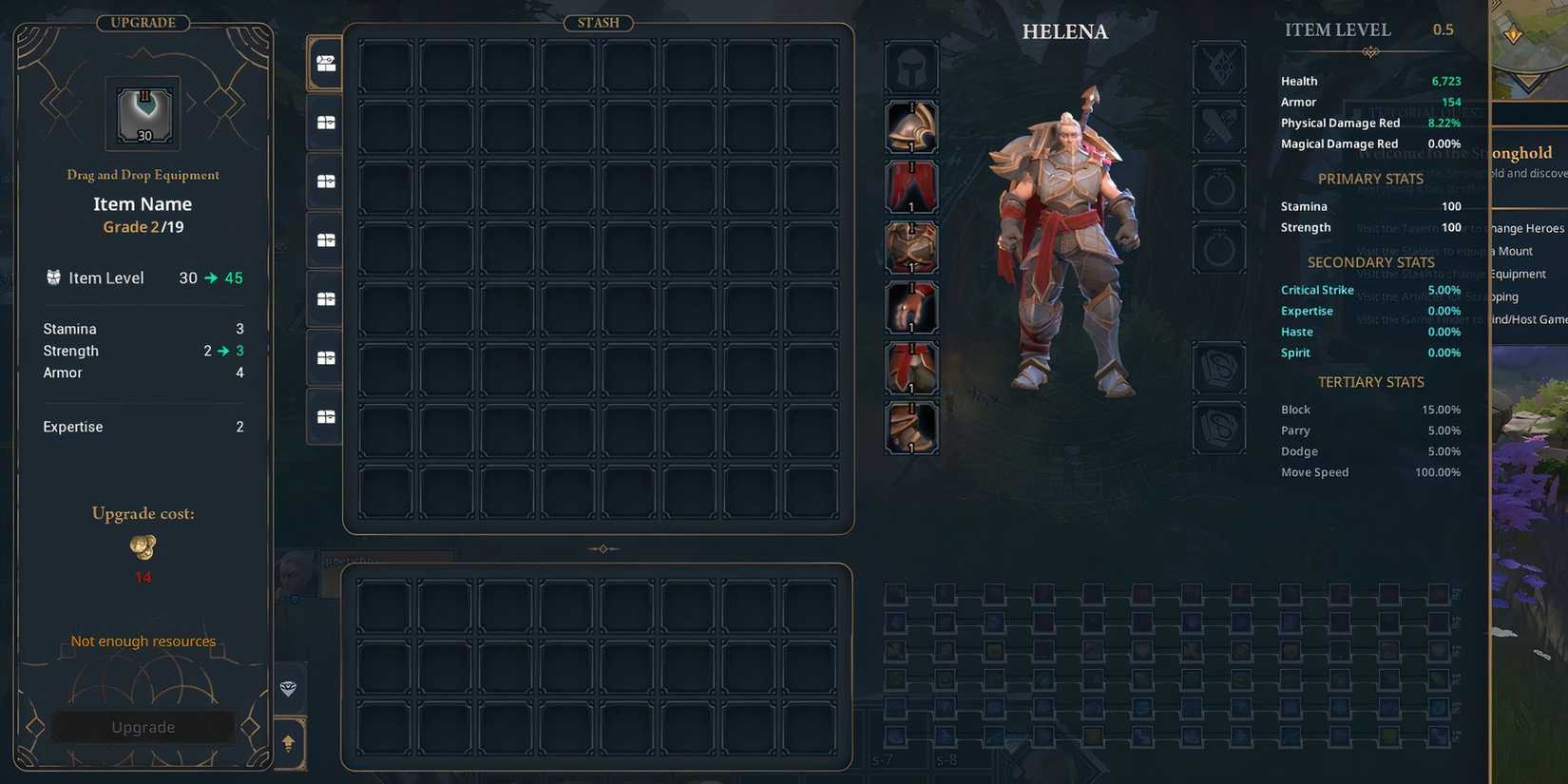 Fellowship Upgrade Gear