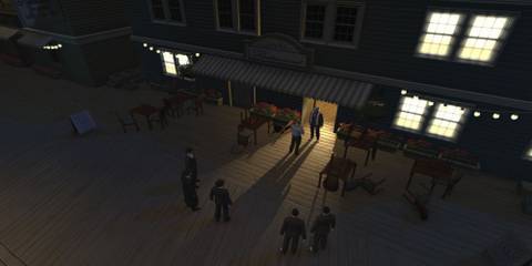 Gangsters in the dark in Omerta - City of Gangsters
