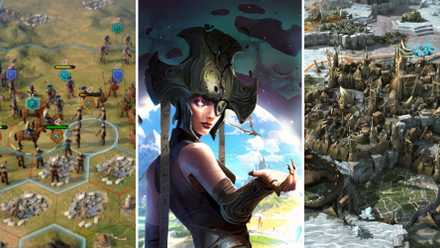 A grid showing the games Old World, Age of Wonders 4, and Endless Legend