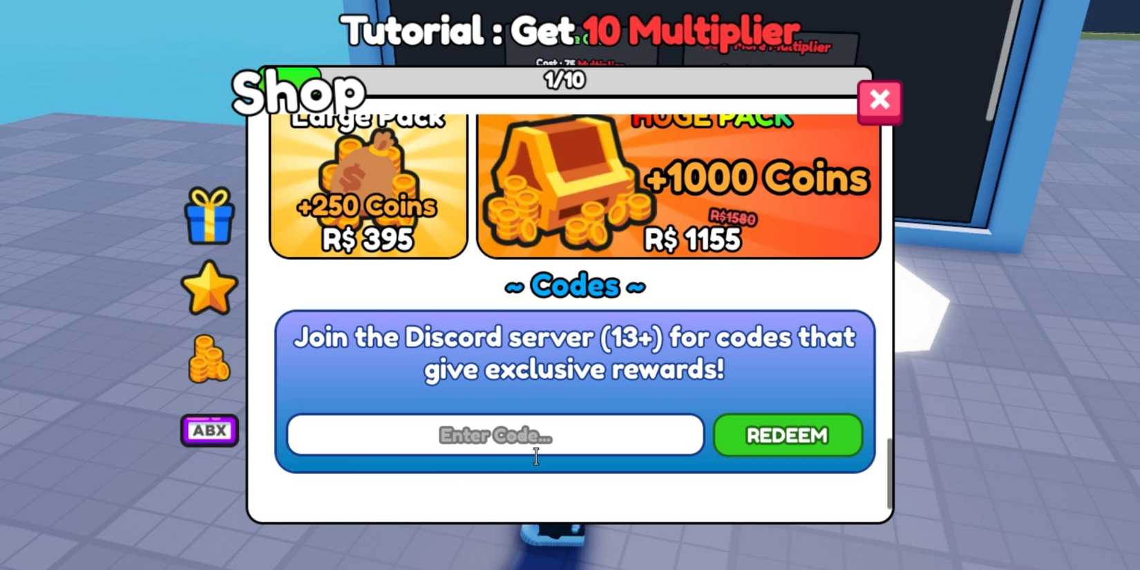 Roblox: Upgrade Incremental Codes
