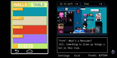 VA-11 Hall-A customizing Jill's apartment