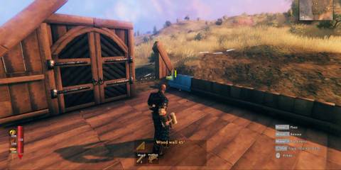 Valheim building walls