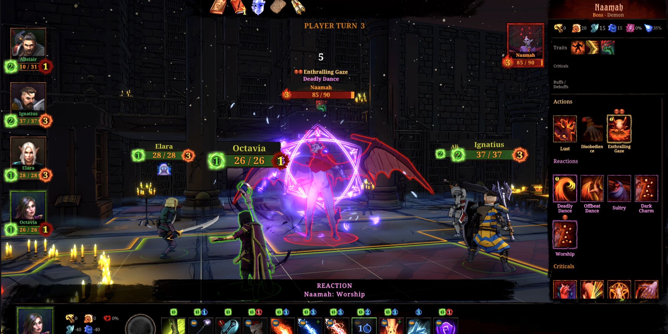 valor of man player turn combat