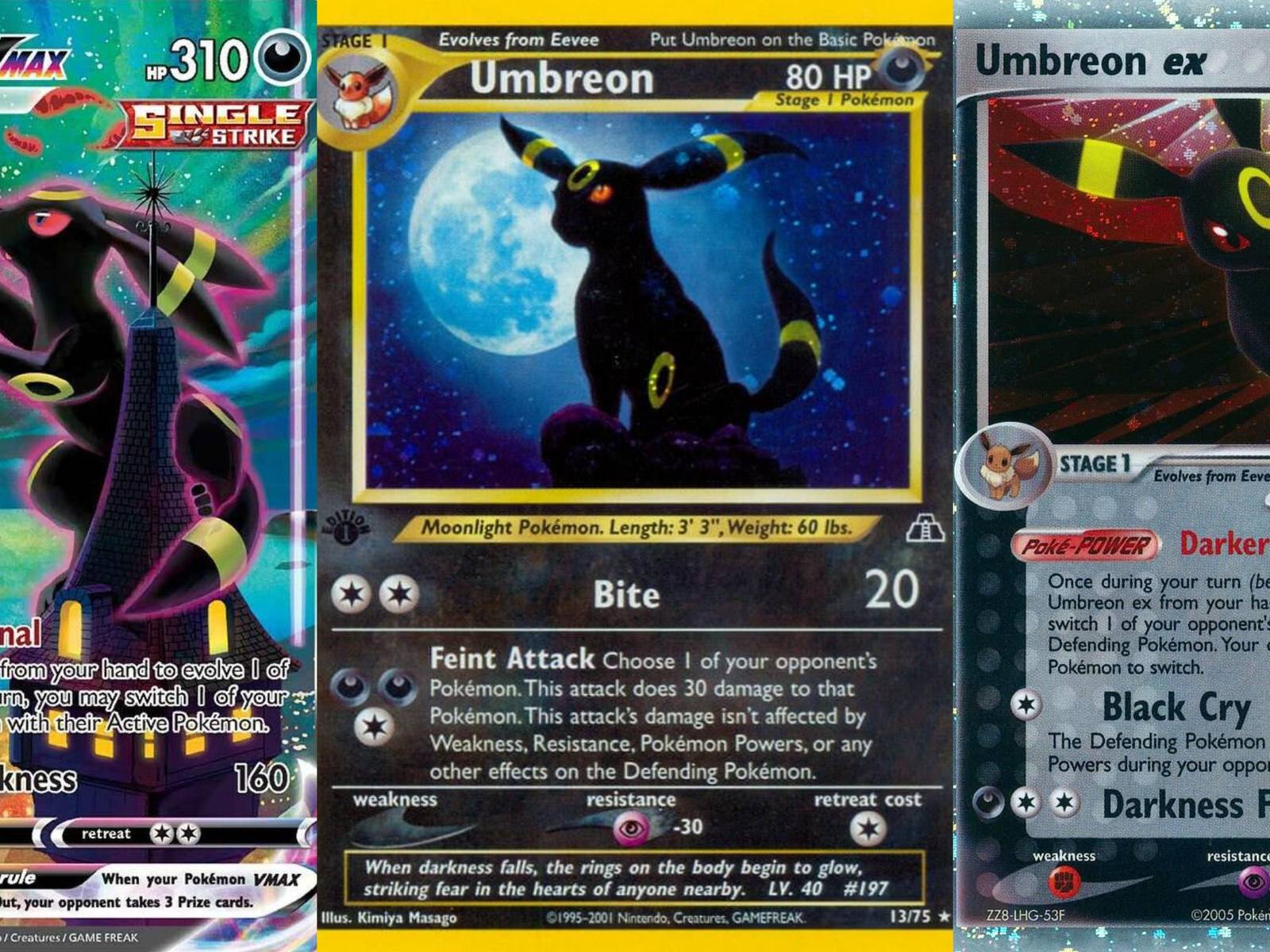 rare umbreon pokemon card Umbreon VMAX (Alternate Art Secret)
