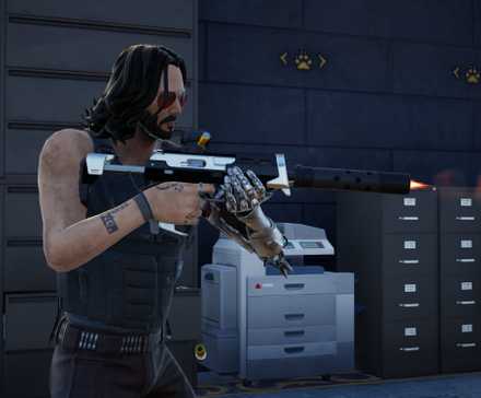 veiled precision smg firing