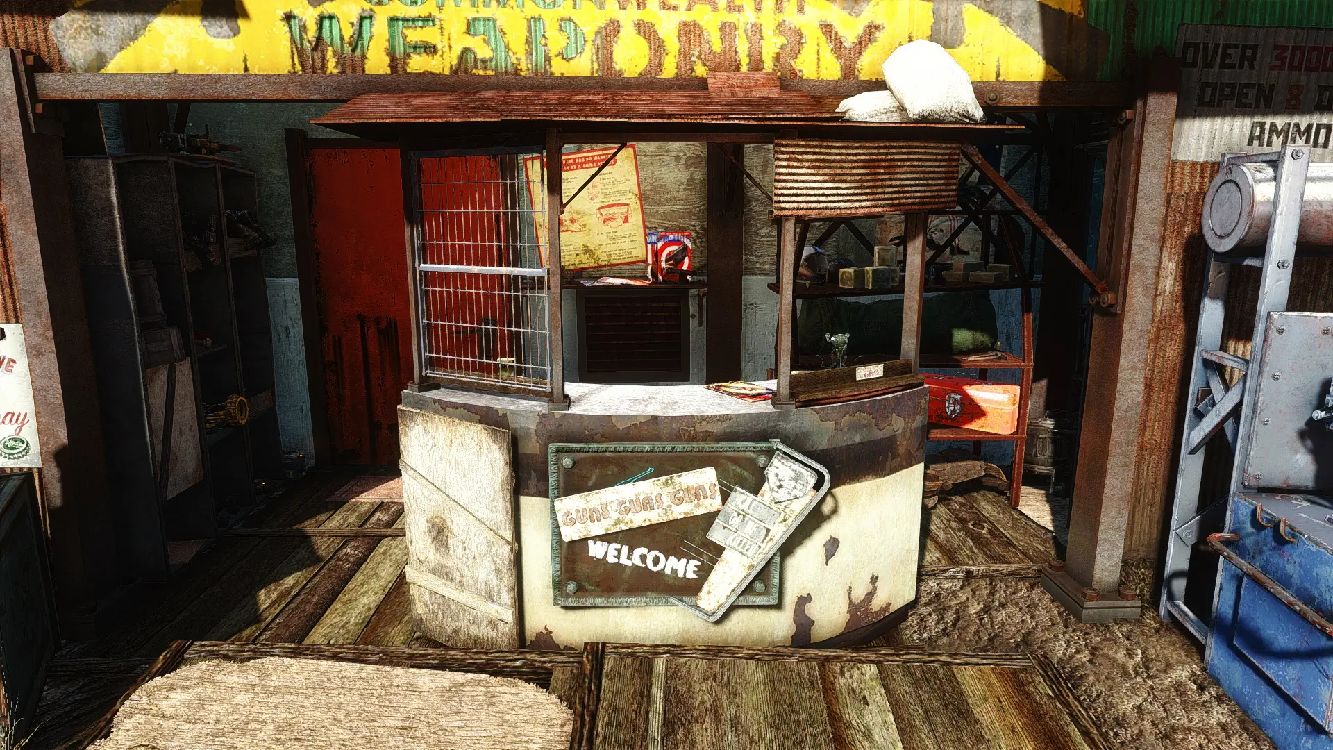 Diamond City Vendor Clutter Mod for Fallout 4