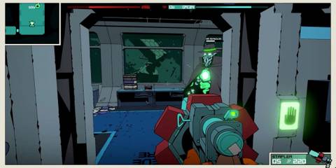 Player fighting enemy on ship