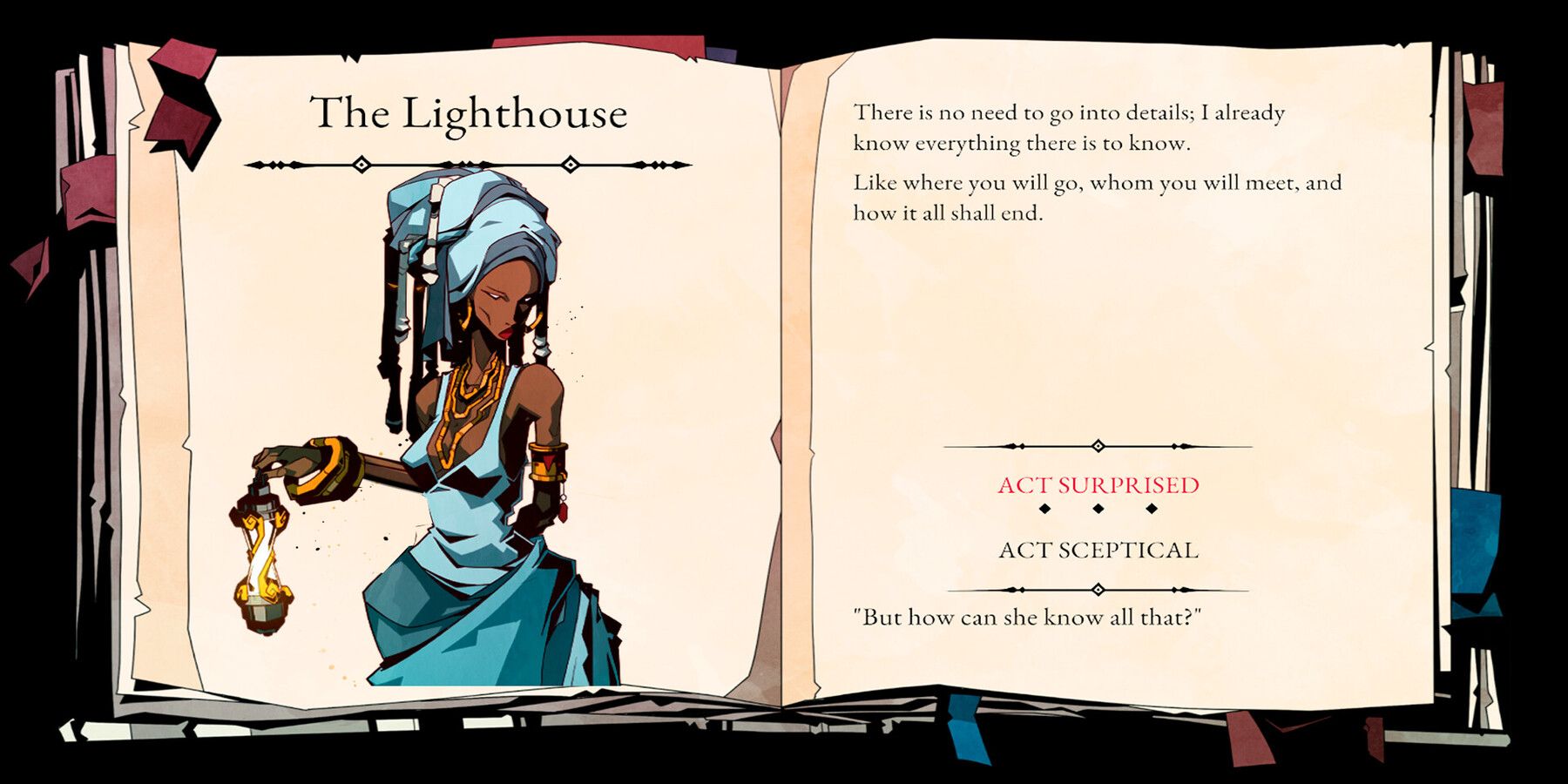 Void Sails - The Lighthouse book page