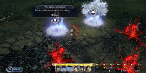 War banner of the king in warriors abyss