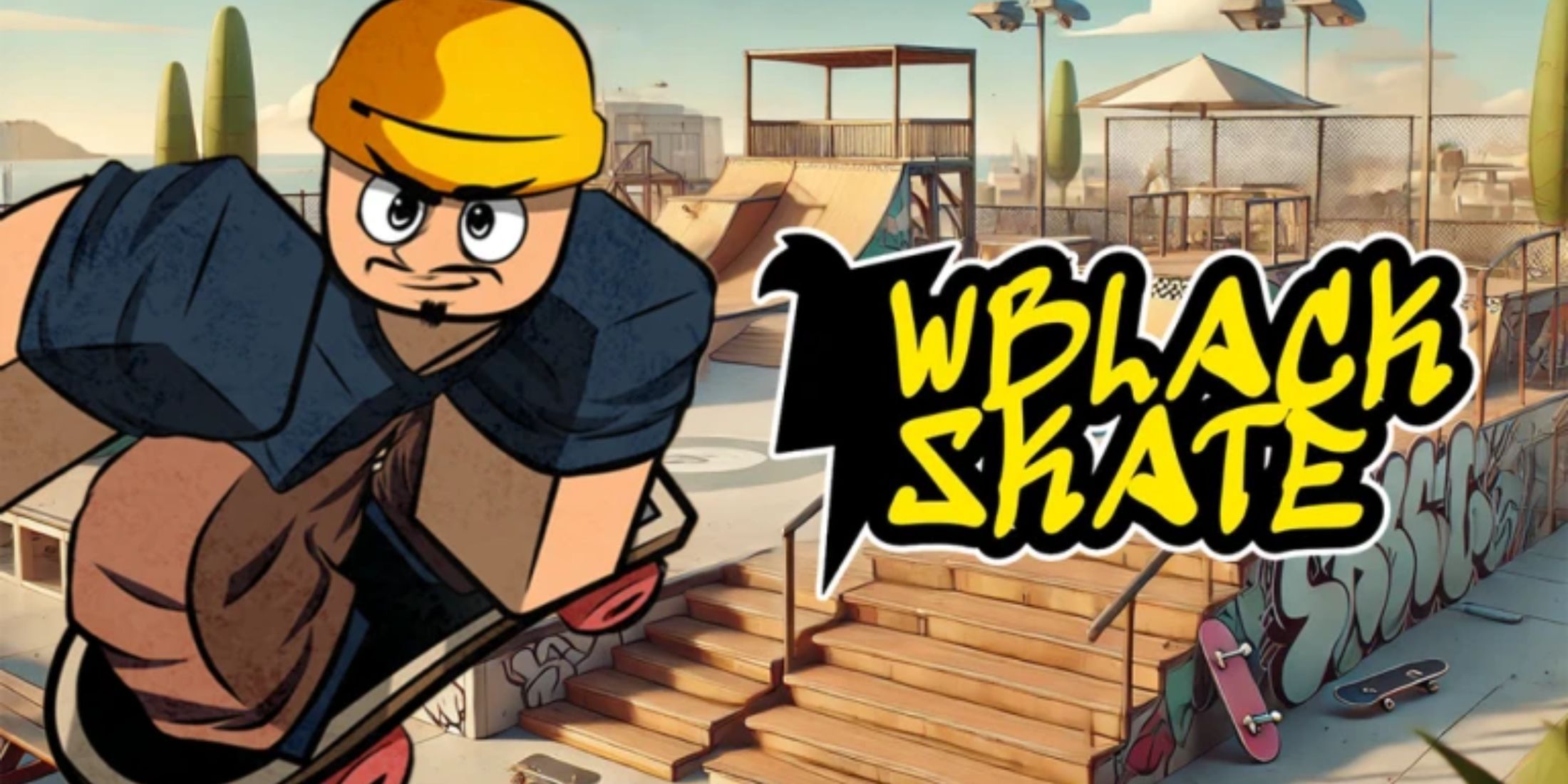 WBlack Skate Simulator character