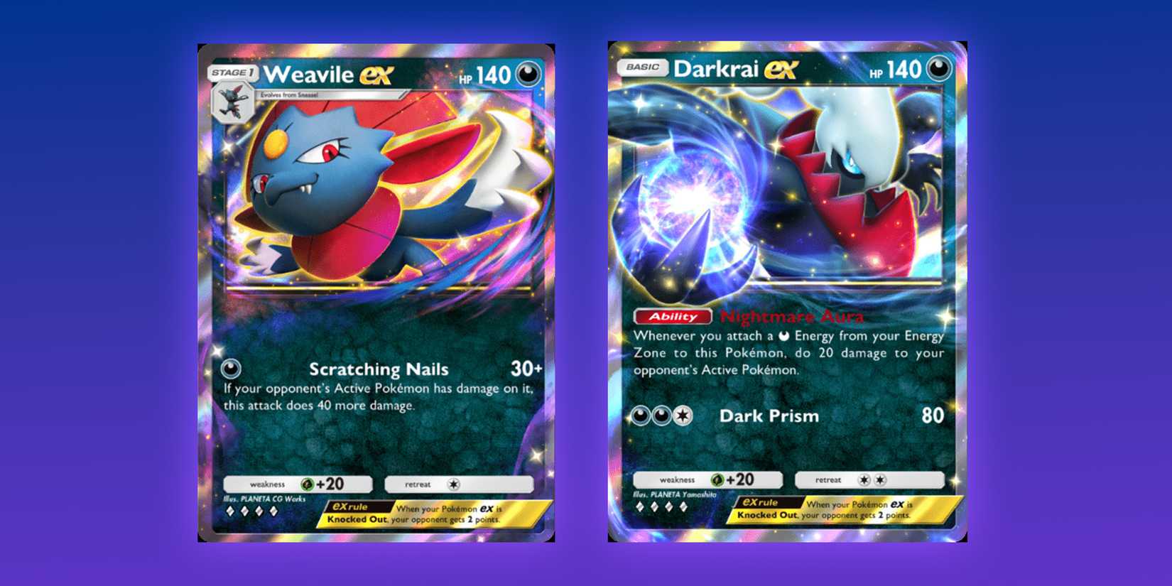 Pokemon TCG Pocket: Best Weavile ex / Darkrai ex Deck Pokemon TCG Pocket: Best Weavile ex / Darkrai ex Deck