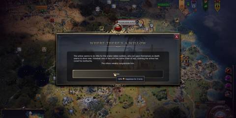 where there's a willow narrative event in civ 7