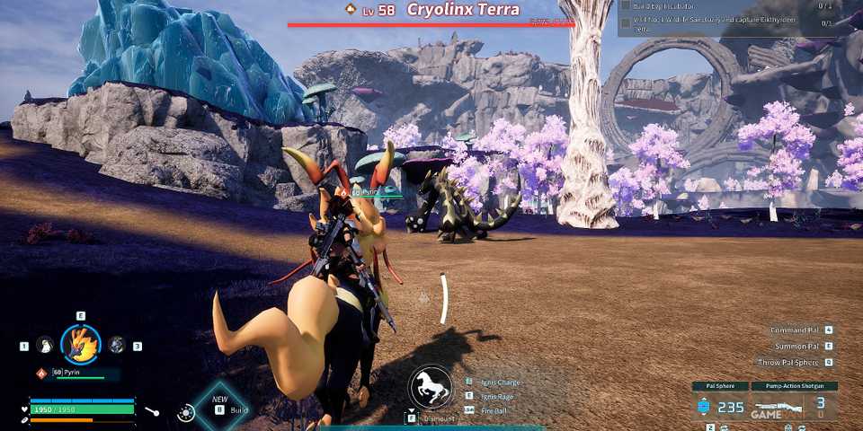 where to find Alpha Cryolinx Terra in Palworld