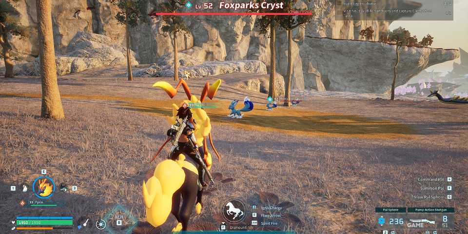 where to find Alpha Foxparks Cryst in Palworld