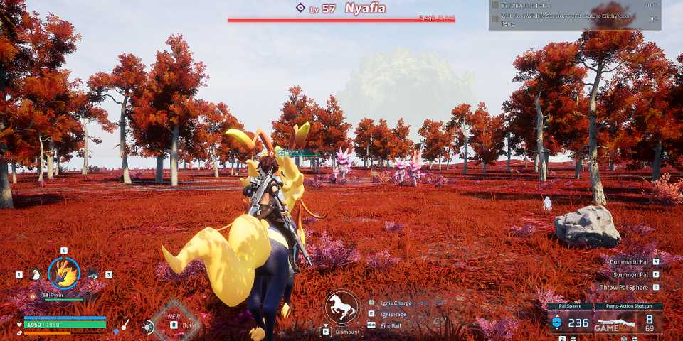 where to find Alpha Nyafia in Palworld