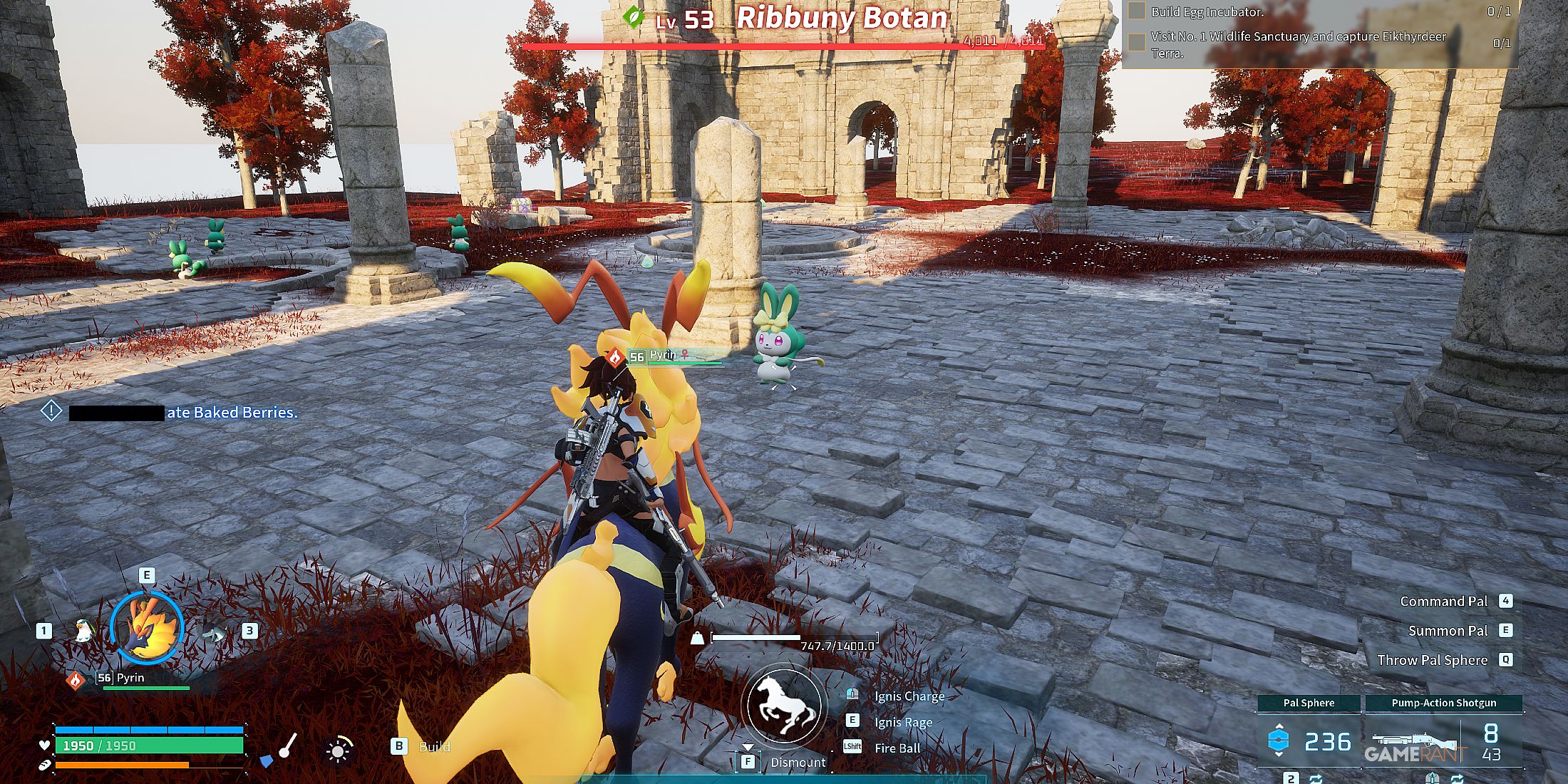 where to find Alpha Ribunny Botan in Palworld 