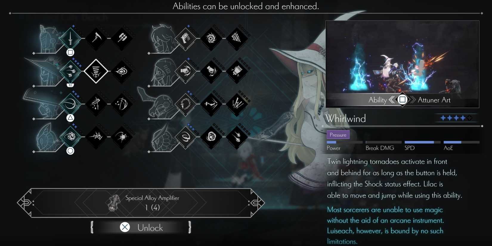 Whirlwind ability in Ender Magnolia Bloom in the Mist