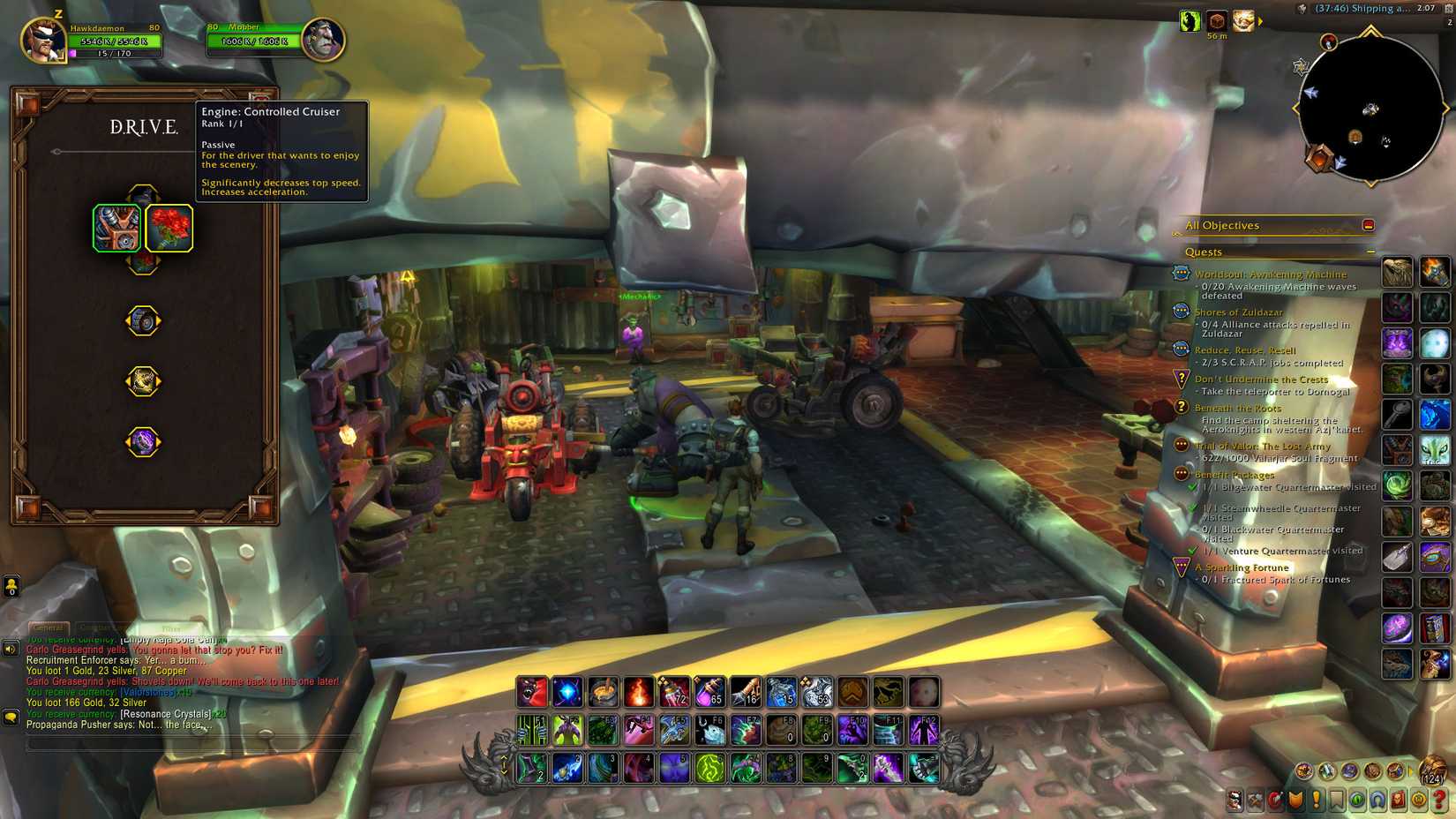 world of warcraft drive explained 1