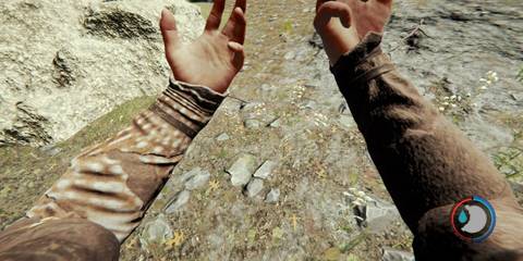 Warmsuit display when being equipped in The Forest