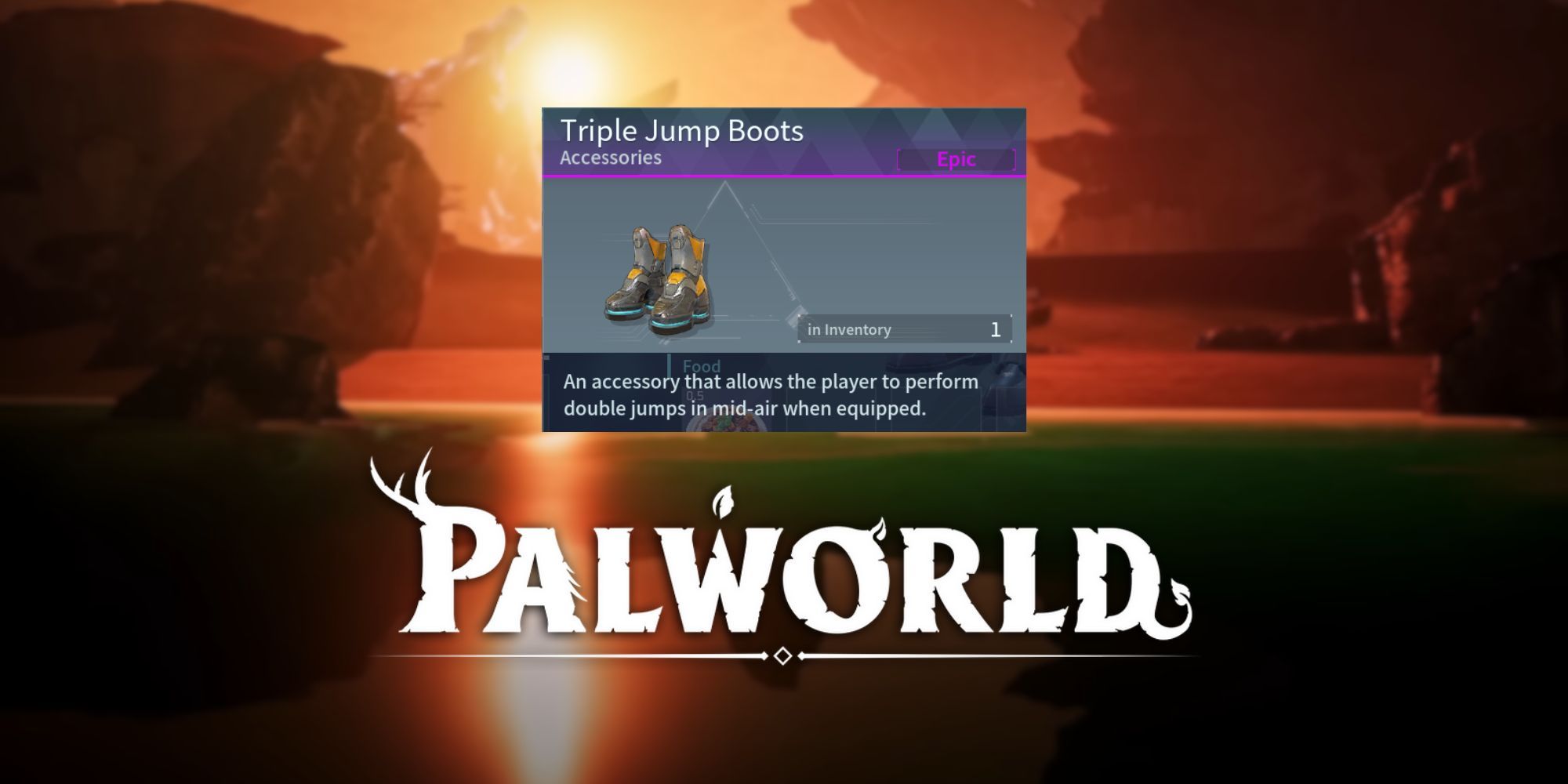 Palworld Triple Jump Boots preview