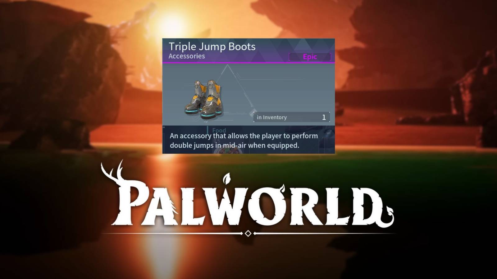 Palworld Triple Jump Boots preview