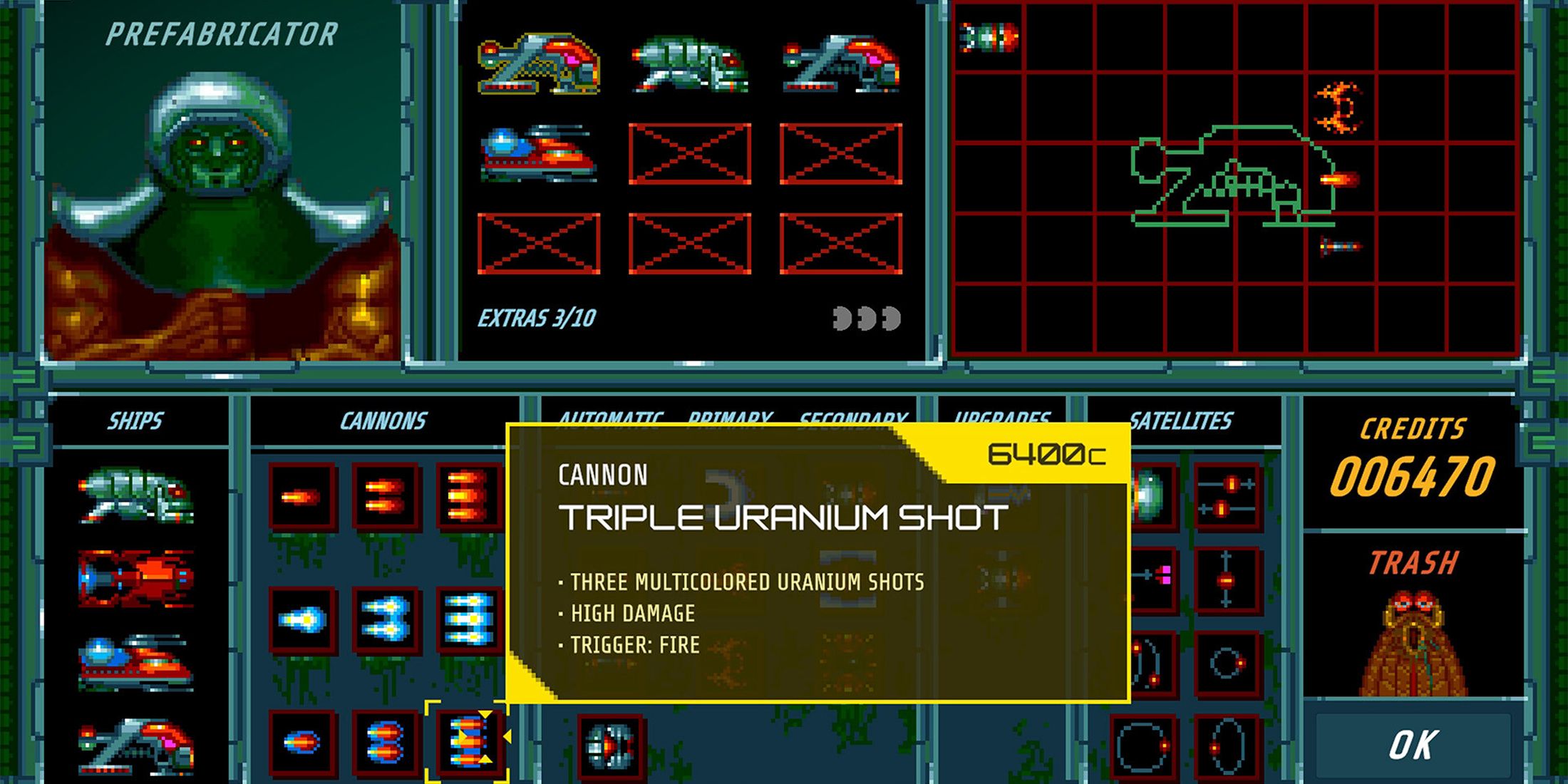 X-Out Resurfaced triple uranium shot