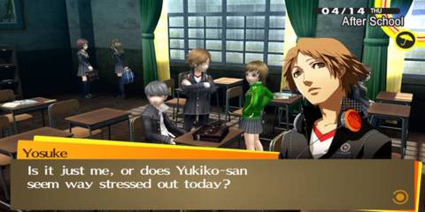 Yosuke Conversation in Persona 4
