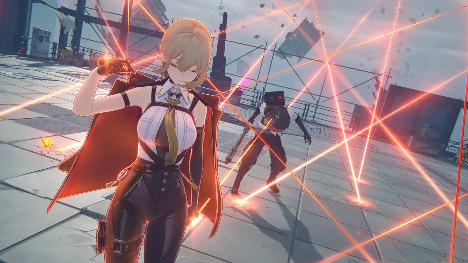 An image of Evelyn using her Ultimate in Zenless Zone Zero.