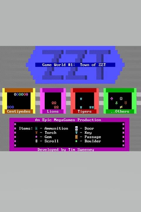 ZZT Cover