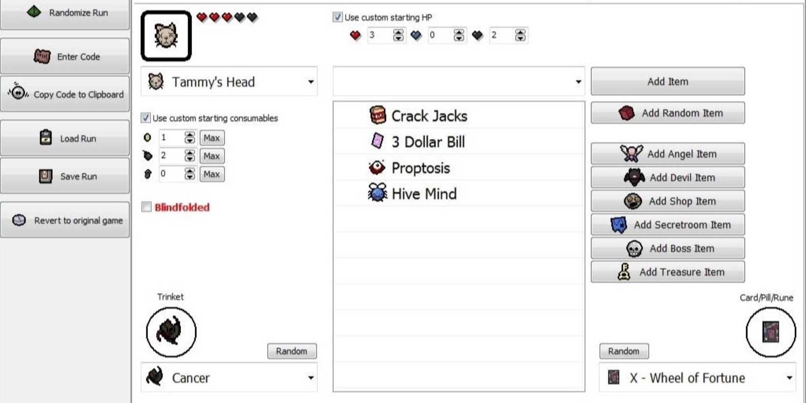 Custom challenge launcher interface