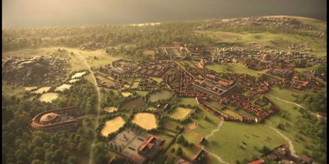 A Wide Zoomed Out View of a Large Settlement in Memoriapolis