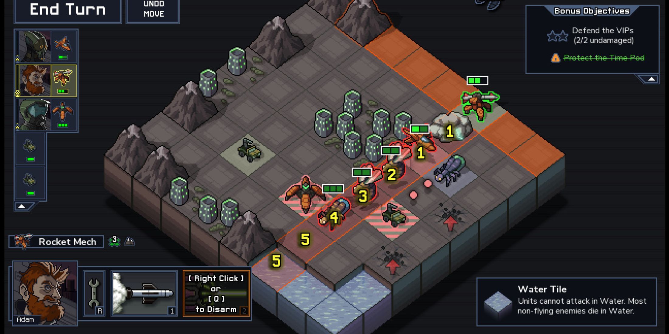 A Defending VIPs Mission From Into the Breach