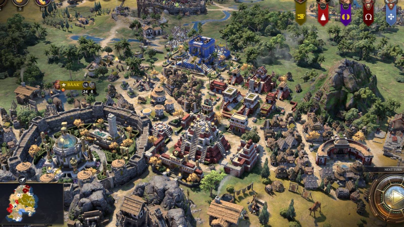 Playing Aztec in Civilization 7