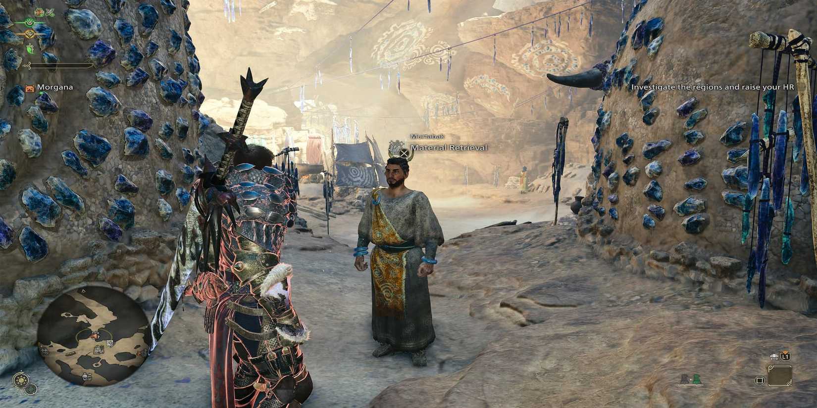 The Player Talking To Murtabak When He's A Material Retriever 