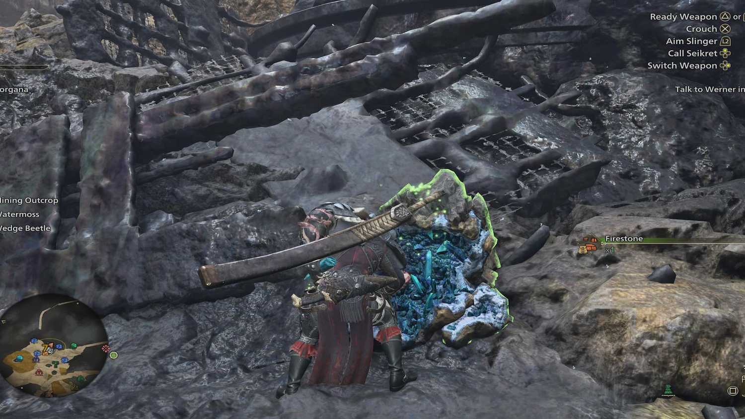 Como farmar firestone em Monster Hunter Wilds