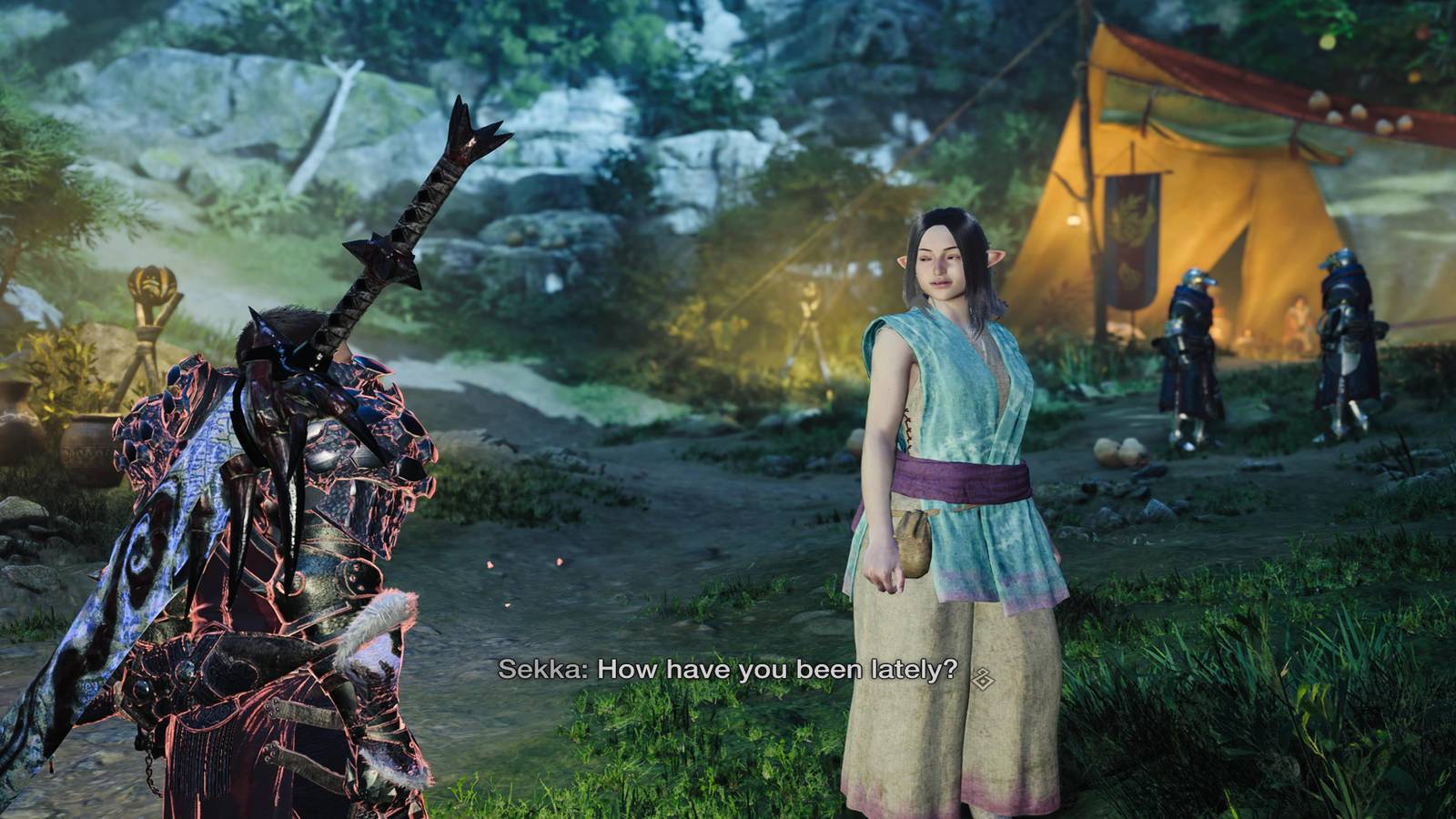 The Player Talking To Sekka