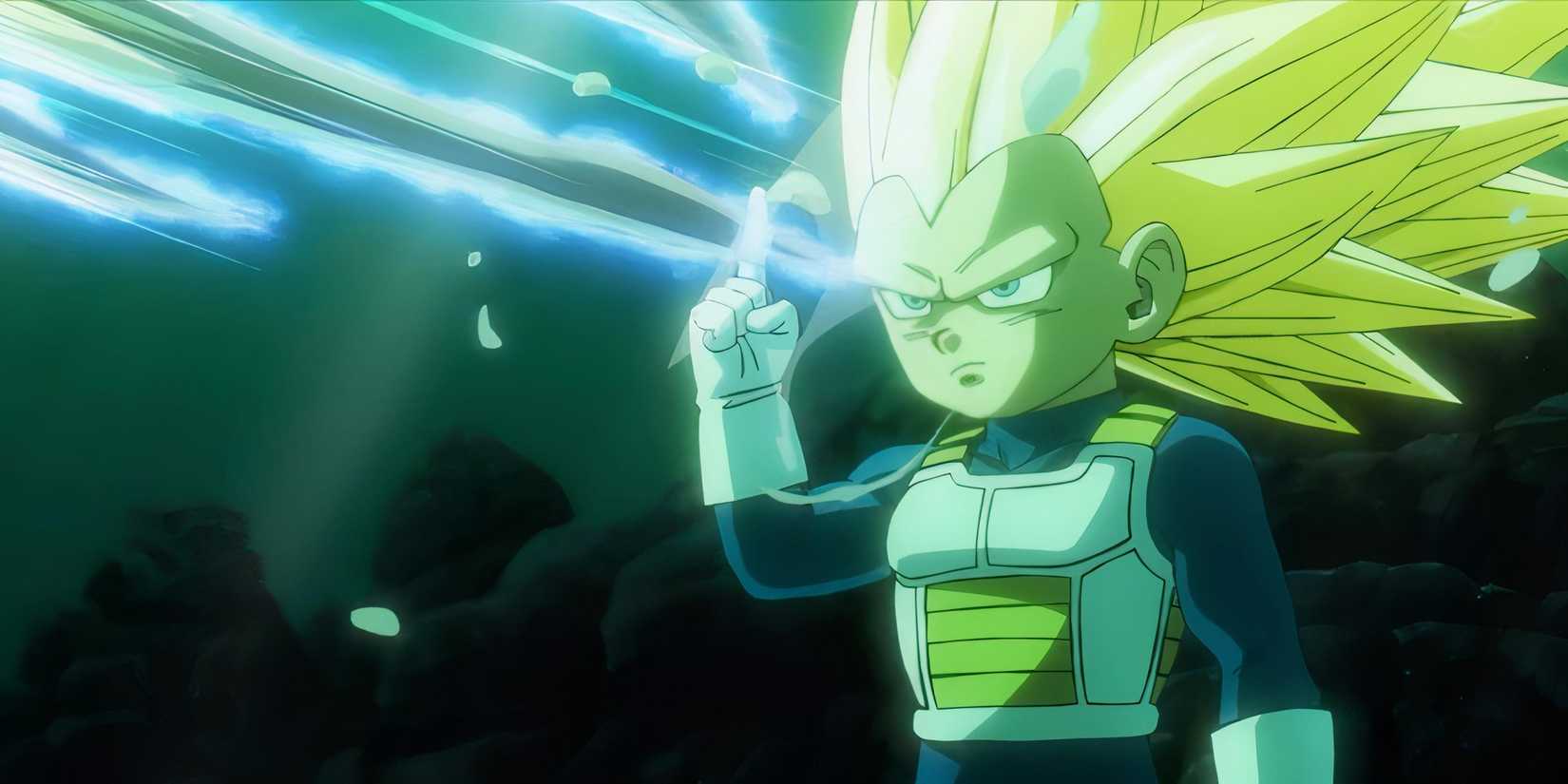 Vegeta using super saiyan 3