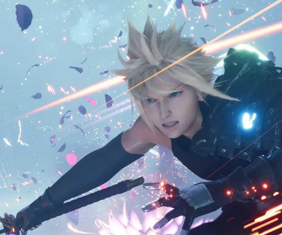 An image of Cloud in the Ever Crisis mod for Final Fantasy 7 remake