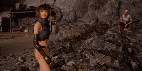 An image of Yuffie in the Yuffie Tweaks mod for Final Fantasy 7 Rebirth