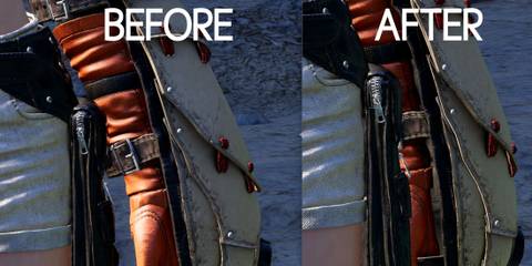 An image of Yuffie in the 4K Upscale Texture mod for Final Fantasy 7 Rebirth